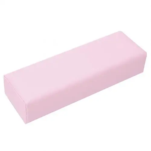 Салонная мягкая подушка для нейл-арта, 2 цвета, подставка для рук, держатель для рук, аксессуары для маникюра - Цвет: Розовый