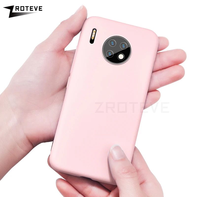 Чехол ZROTEVE для Huawei Mate 30 Pro тонкий мягкий чехол Lite жидкий силиконовый задней панели