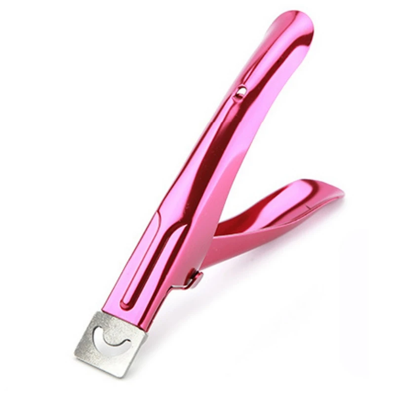 Professional Nail Art Clipper Cutter False Nail Tips Edge Cutters Stainless Steel One Word Clippers Manicure Tool