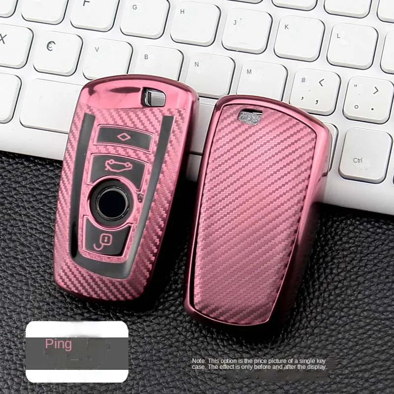 Cover chiate/telecomando per BMW F31 F10 F20 F30 F18 E46 118i 320i 1 3 5 7 serie X3 F25 X4 M3 M5 portachiavi borsa Shell - H64bbaa7289b146fcb8e64d7f4fb26b58O