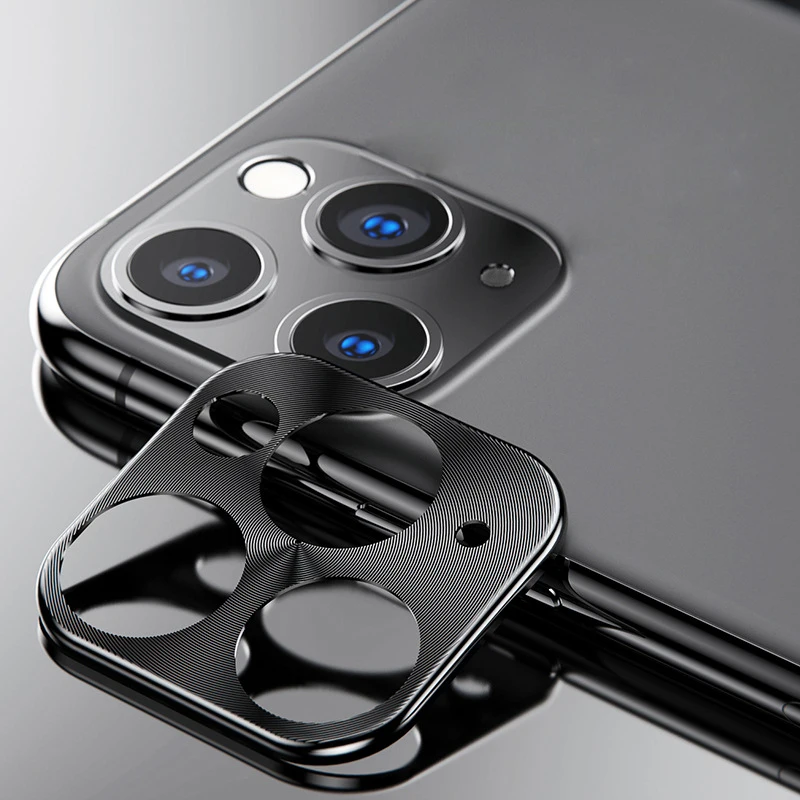 Защитный чехол для камеры iPhone 11 Pro Max металлический защитный кольцевой объектива