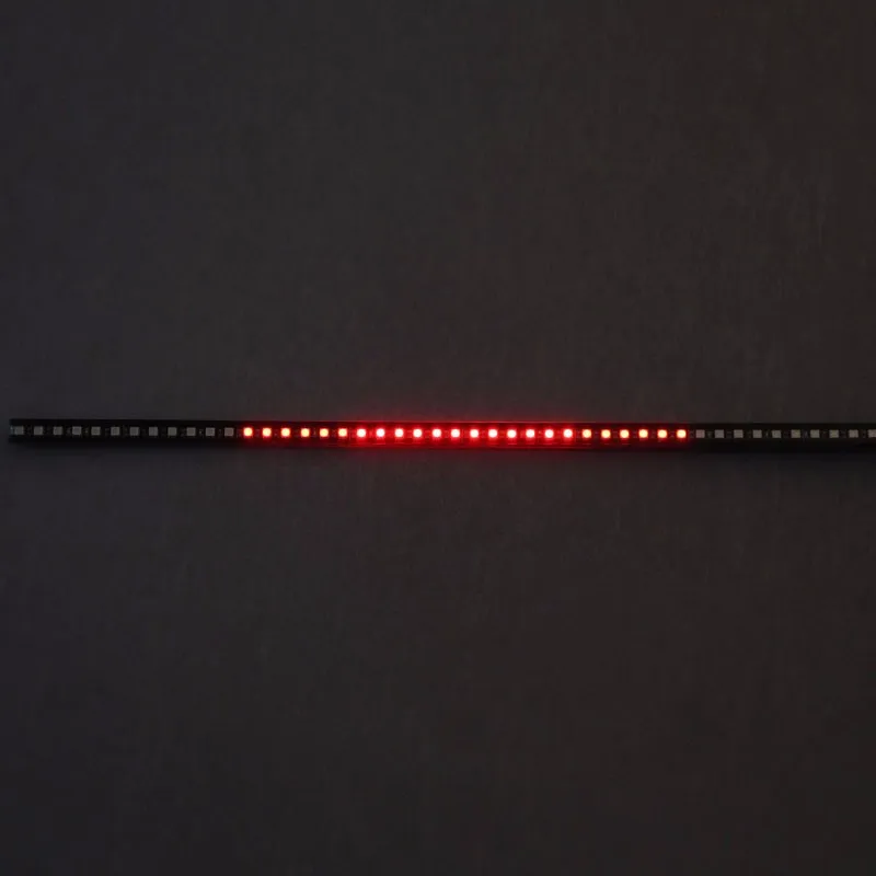 Высокая яркость Knight Rider освещение бар 5050 SMD 48 светодиодный 7 цветов 130 режимов 12 В с пультом дистанционного управления
