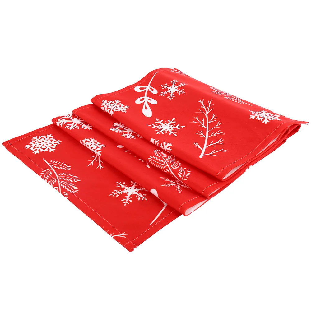 Christmas Table Flag Elk Christmas Bear Baby Table Flag Table Tablecloth Placemat Christmas New Year Destival Decor