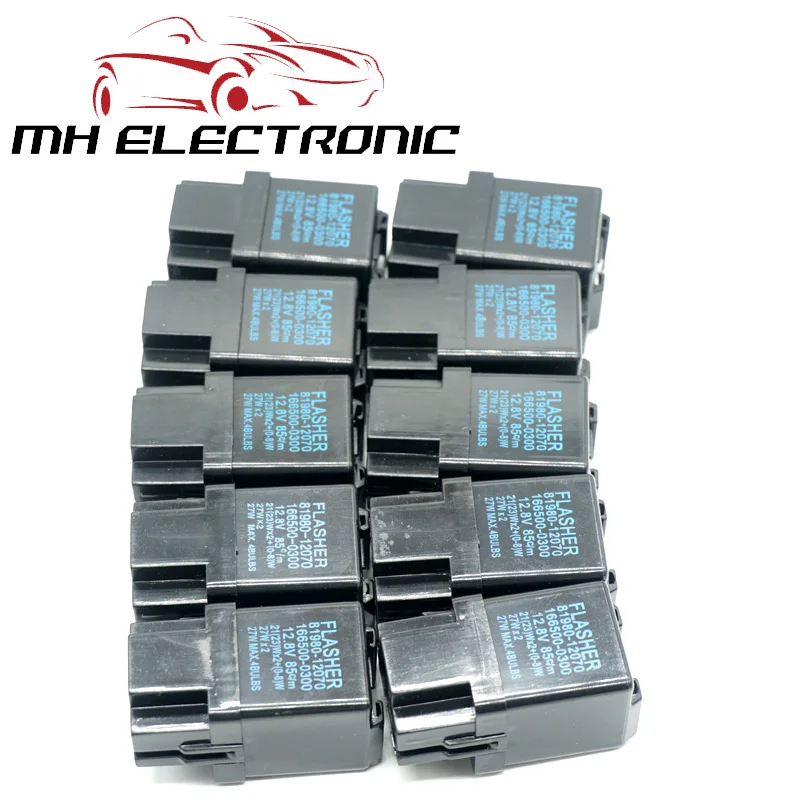 MH Электронный 10 шт./компл. 81980-12070 166500-0300 импульсное реле сигнала поворота для Toyota Corolla MR2 Camry RAV4 для Lexus ES300 GS300