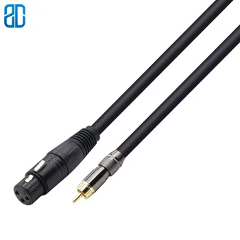 

RCA TO XLR RAC to Canon XLR 3Pin Male to Female Microphone Extension Cable Cord Amplifier Guitar Audio Extension Cable Cord