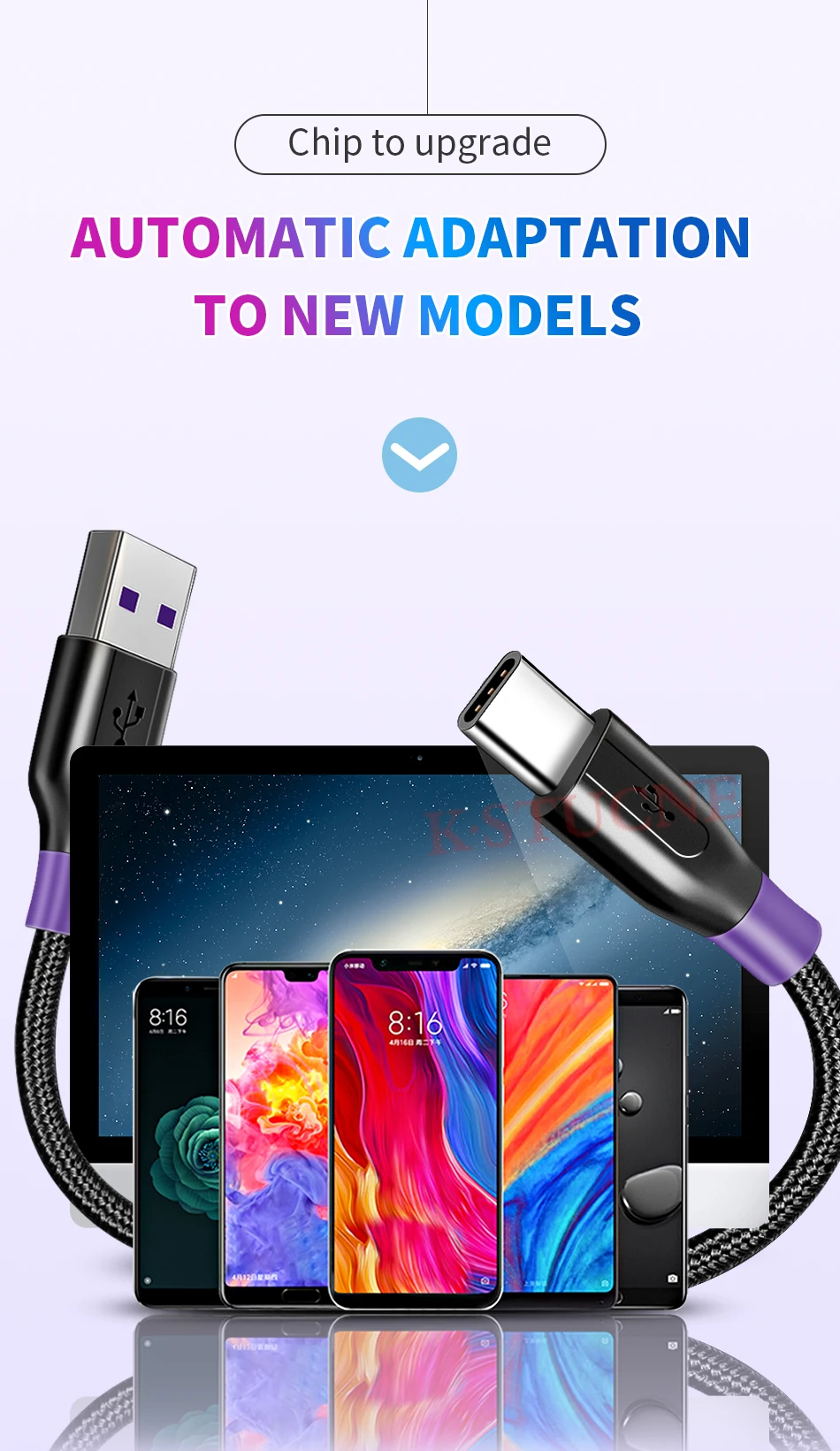 5А usb type-C кабель для быстрой зарядки USB C кабель для передачи данных для samsung S9 S8 Note 9 8 зарядное устройство для телефона huawei mate 30 Pro type-C кабель