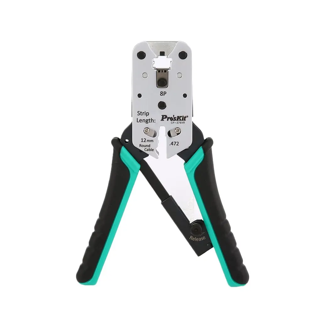 Pro'skit CP-376VR Телеком обжимной инструмент провода щипцы плоскогубцы резка зачистки сетевой кабель плоскогубцы автоматический храповой терминал