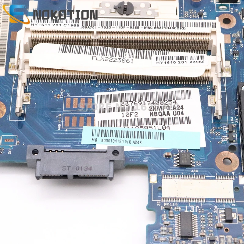 NOKOTION K000104150 NBQAA LA-6071P основная плата для Toshiba Satellite M600 M645 серийная материнская плата для ноутбука HM55 DDR3 протестированы