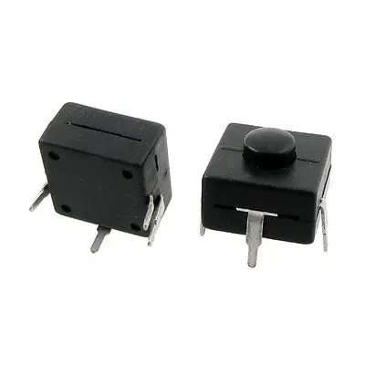 

5 Pcs Vertical 4 Pin Flashlight Torch Square Push Button Switch AC 250V 1.5A