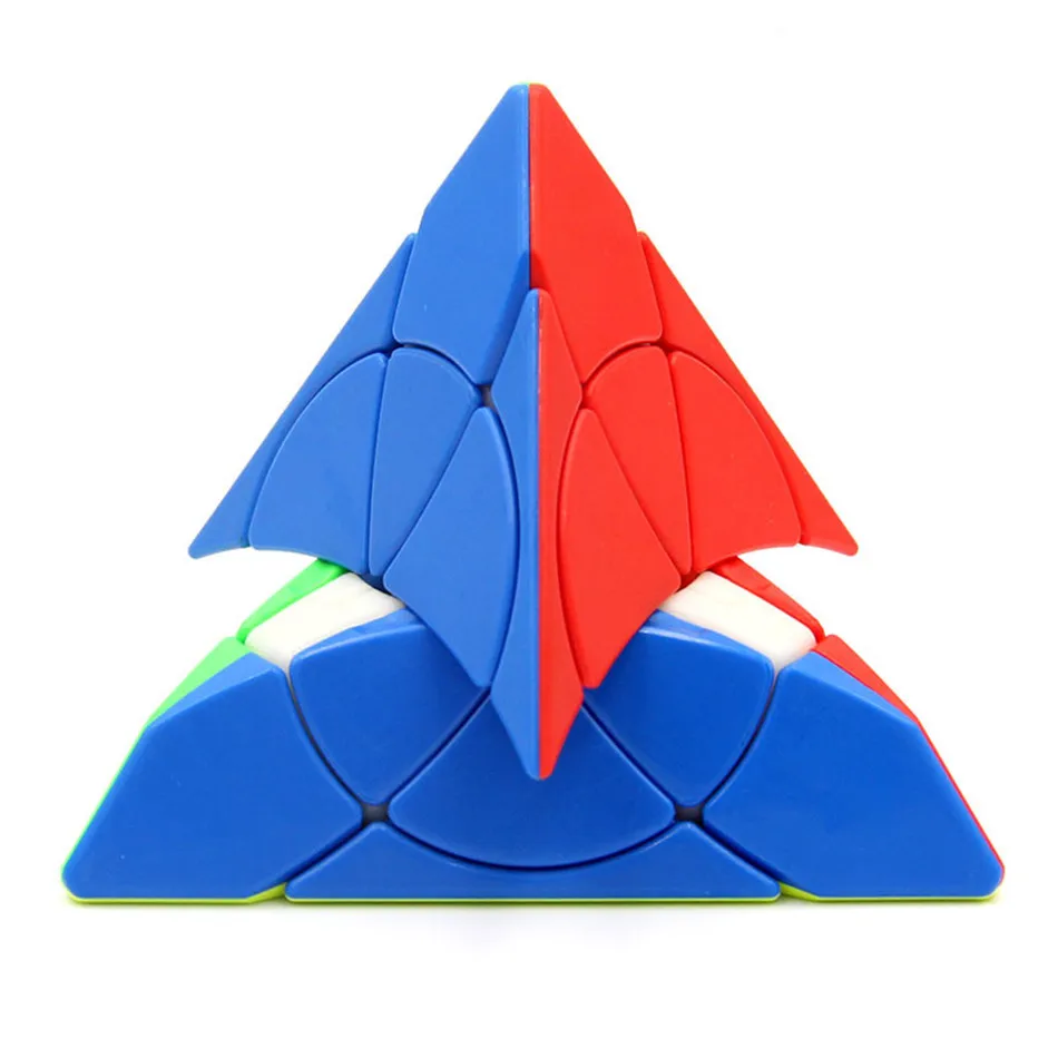 YongJun neo 3x3 Flower pyramid 3Layers Speed Cube Magic Cube Puzzle Cubo Magico Profissional Multicolor Childrenfor Toys Gift