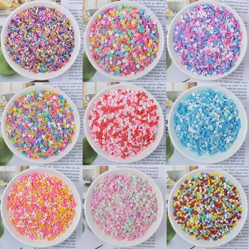 

100g/lot Slime Accessories Clay Sprinkles Decoration For Slime Filler DIY Slime Supplies Fake Cake Dessert Mud Particles Toy