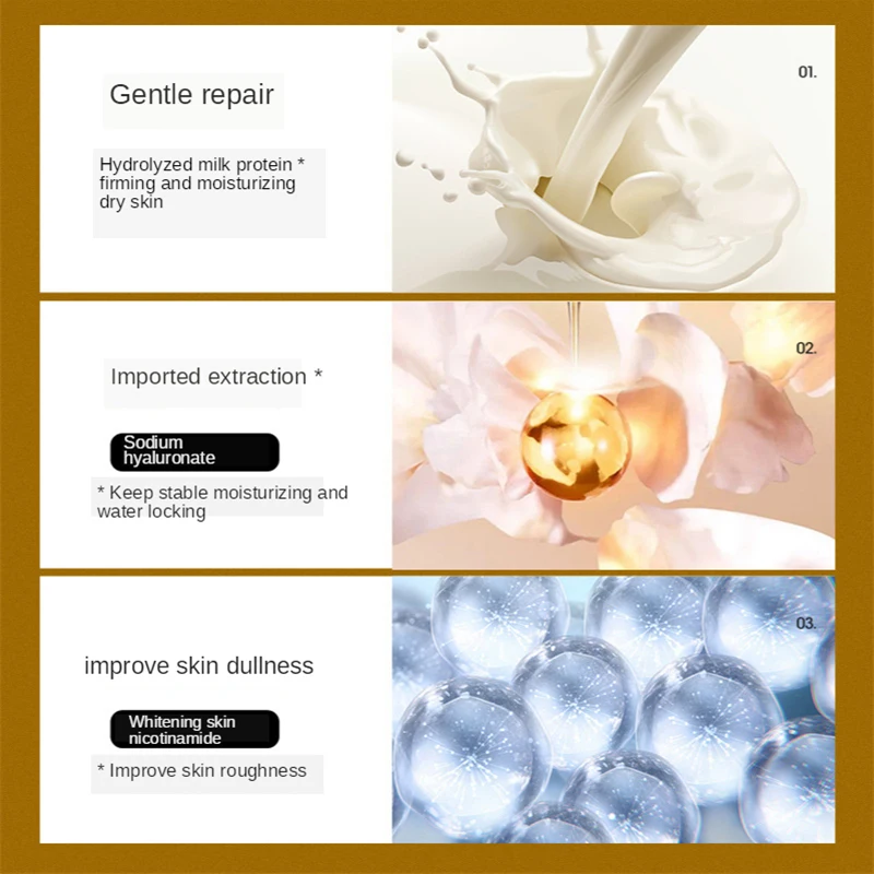 Milk Shower Gel Body Wash Brightening Exfoliating Smoothing Gentle Cleansing Moisturizing Nourishing Bath Gel Women Men 500ml