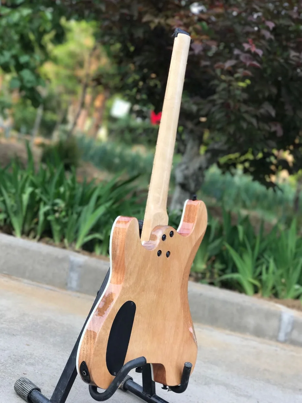 custom handwork 6 Strings Electric Guitar. Maple fingerboard Natural wood color guitarra.support customization gitaar.299 (5)