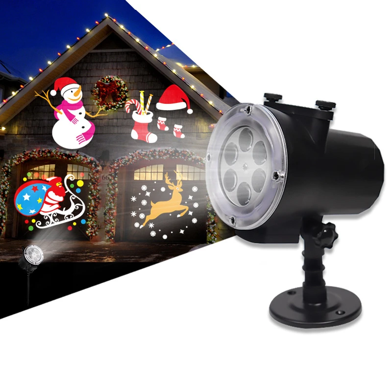 luces de proyector led de ano nuevo de navidad 2020 decoraciones de vacaciones al aire libre para el jardin del hogar