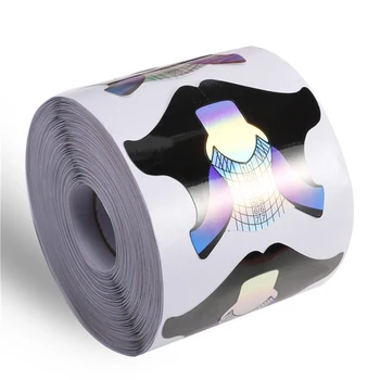 

Guide Sticker Extension Beginner Salon Home Accessories PVC Art Tips Nail Forms For Women DIY Professional Self Adhesive