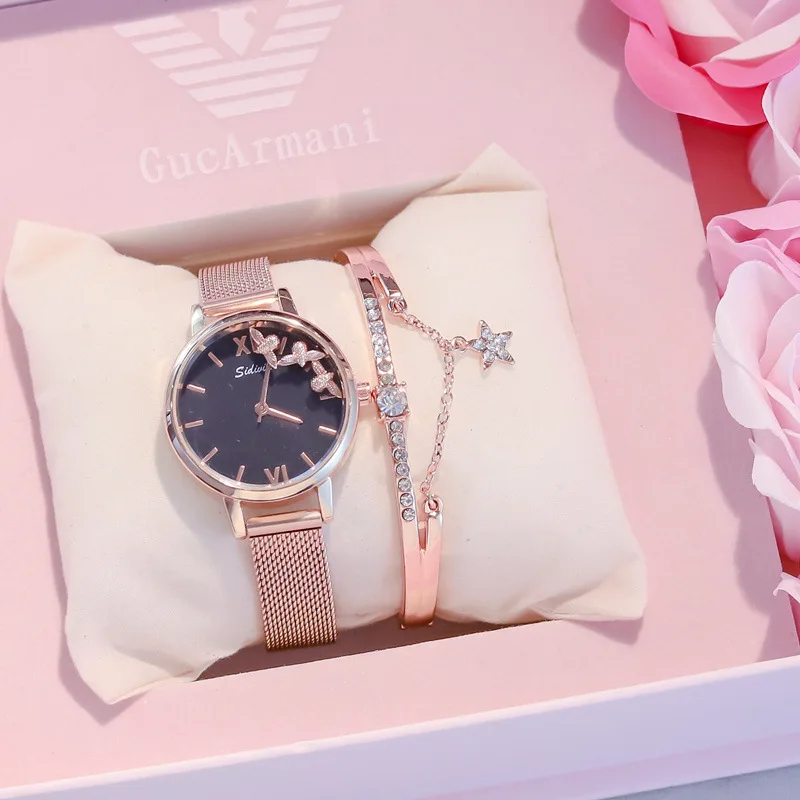 

Unique 3D Creative Birds Moving Women Quartz Watch Luxury Simple Ladies Dress Watch Female Elegant Casual Watches reloj mujer