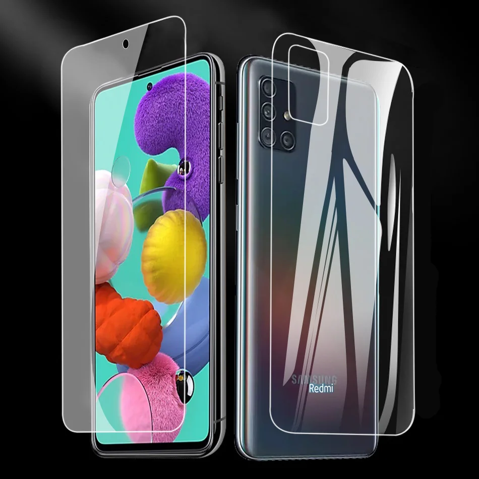 100D Hydrogel Film For Samsung Galaxy A52 A32 5G A02s A12 A72 A22 Back Screen Protector For Samsung A 52 02s 12 32 Camera Glass phone tempered glass