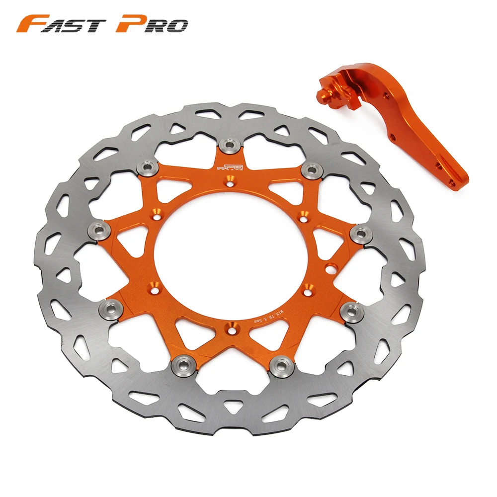 320 плавающий тормозной диск + кронштейн для KTM SX XC XCW SXF XCF XCFW EXC 125 144 150 200 250 300 350 450 505 530