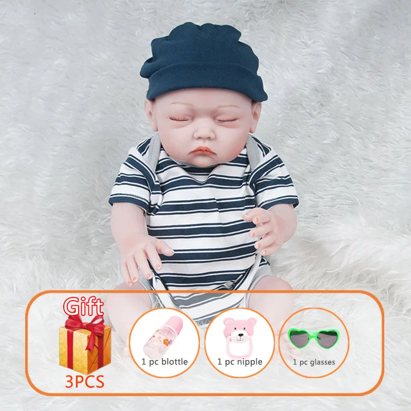 U008 20 дюймов Новорожденные куклы Reborn Baby реалистичные мягкие силиконовые реалистичные куклы ручной работы для малышей игрушки для детей Подарки - Цвет: U008