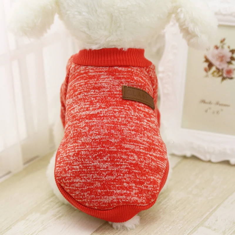 PAPASGIX собачий свитер Одежда Костюм мягкая теплая удобная классическая одежда для маленьких собак чихуахуа - Цвет: 8