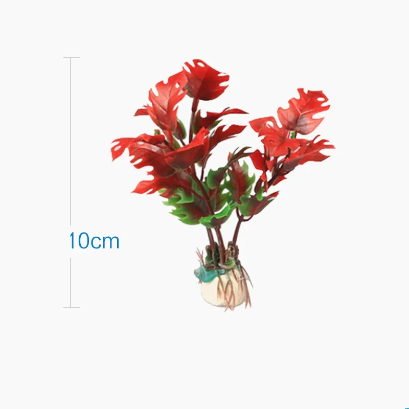 Искусственный аквариум пейзаж подводная лодка цветок растение украшение для аквариума погружной Цветок Трава Декор Орнамент 4 стиля - Цвет: Style2