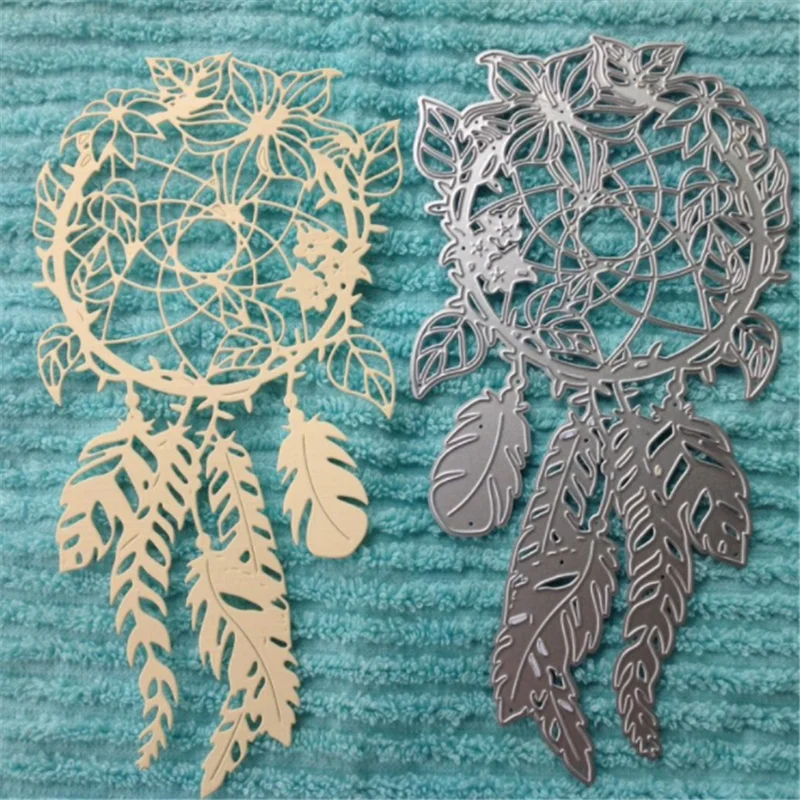 

Kokorosa Metal Cutting Dies Diecut Scrapbooking for Card Making DIY Embossing Cuts New Craft Die Wreath Feather New 2019