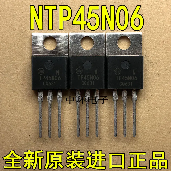 10 шт./лот NTP45N06G-220 полевого транзистора 45A 60Vx m y