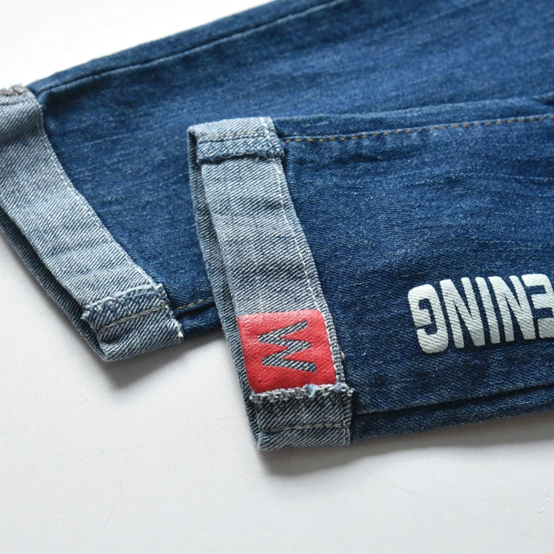 Зимние Детские джинсы для маленьких мальчиков черные джинсовые штаны детей