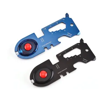 

Pocket Tool Multifunction Knife EDC Outdoor Bottle Survive Gear Card Multipurpose Gadget Camp Wallet Kit
