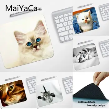 

MaiYaCa High Quality Cute Cat Kitten laptop Gaming mouse pad Smooth Writing Pad Desktops Mate gaming mouse pad Gaming Mouse Pad