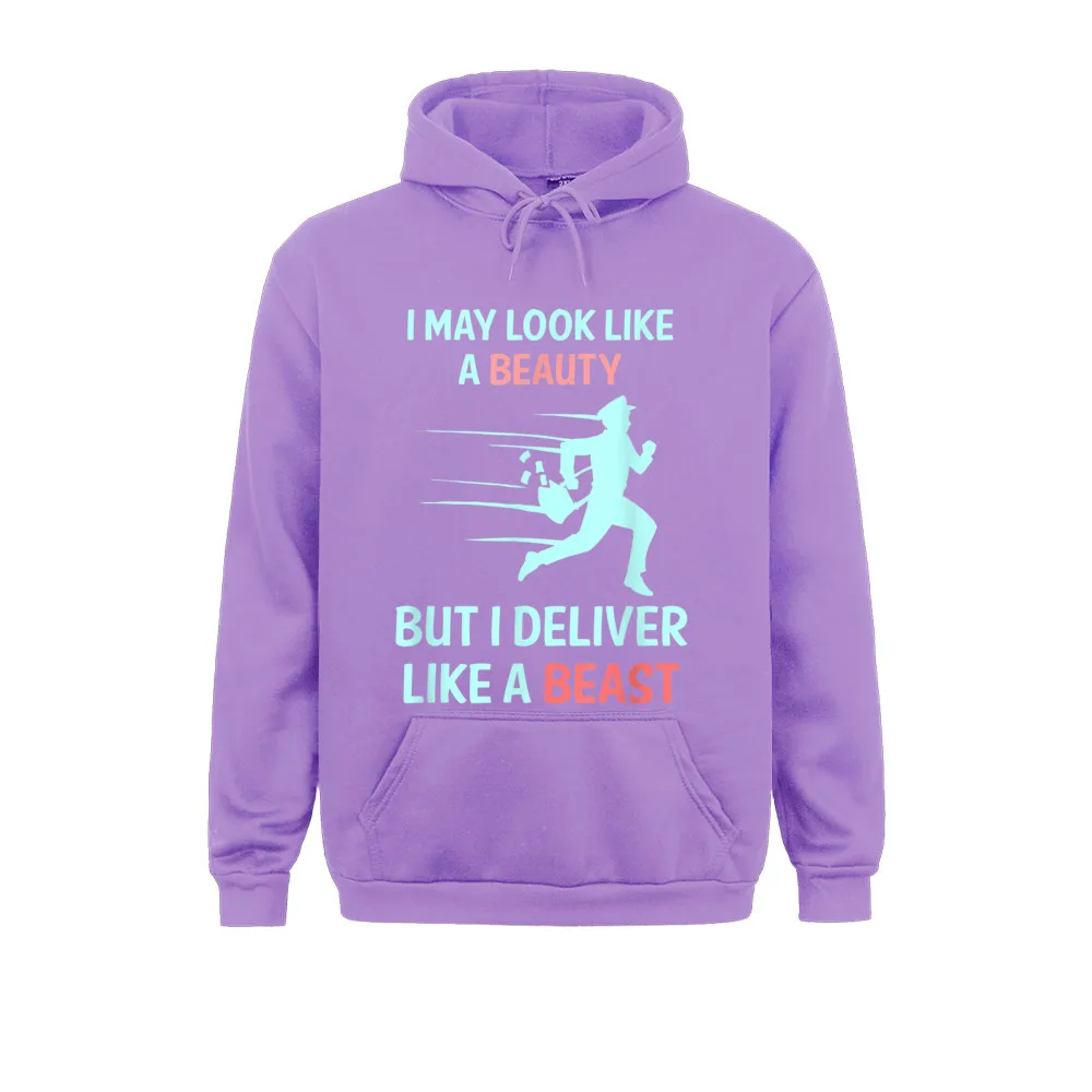 Funny Postal Worker Outfit for a Mailman T-Shirt__526 Designer Birthday Sweatshirts  Long Sleeve Hoodies for Men Sportswears Summer/Autumn Funny Postal Worker Outfit for a Mailman T-Shirt__526purple