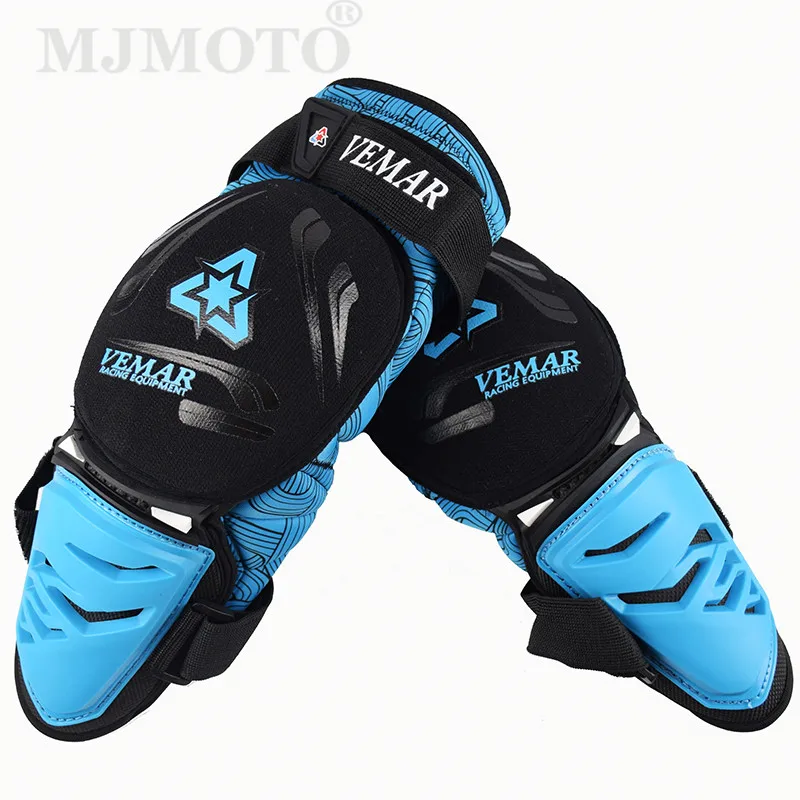 Vemar Fireproof Motorcycle Protective Kneepad Knee Pads MTB Protective Gear Kneepad Moto Knee Brace Support Rodilleras Moto - Цвет: Синий