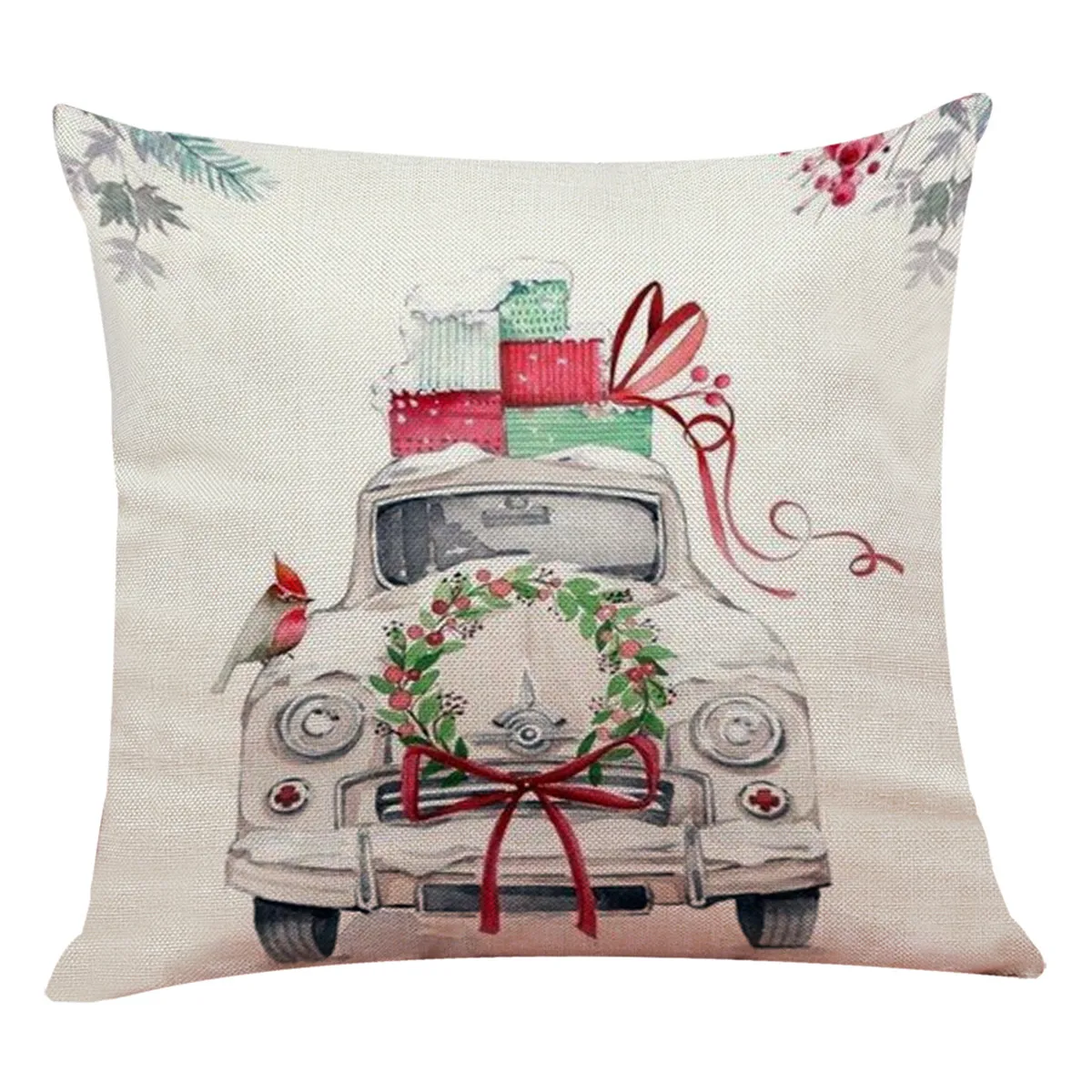 

Classic Car Printed Throw Pillow Case Sofa & Bed Home Decor Design Square Cushion Cover Colorful Cartton Pillowcase Cover
