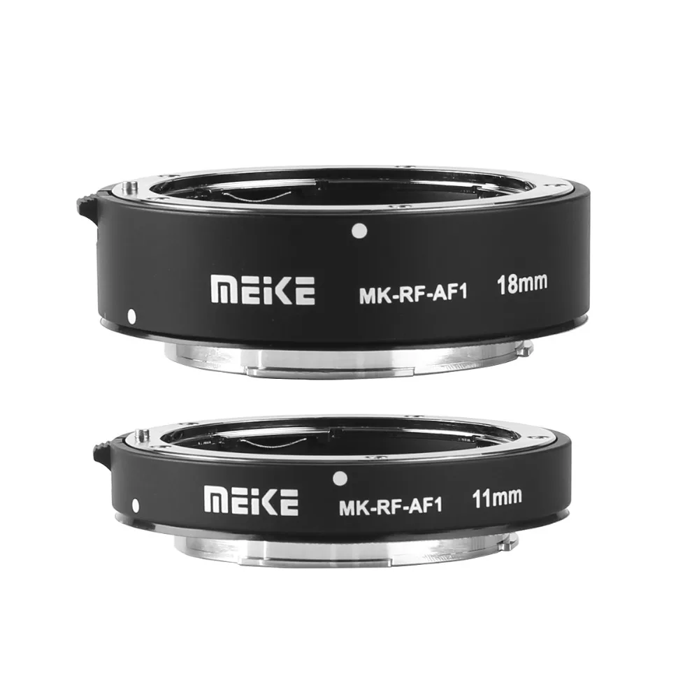 Meike MK-RF-AF1, металлический AF макроудлинитель, автоматический регулятор резкости, кольцо 11 мм, 18 мм, для камеры Canon, EOS-R, EOS-RF, EOS-RP