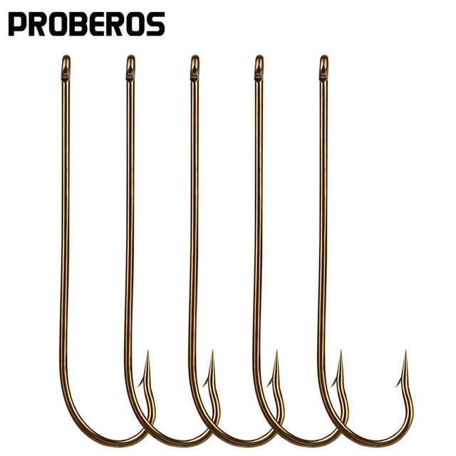 PROBEROS Saltwater Fishing Hook High-Carbon Steel Fishhook 1000pc/lot High  Strength 1#-12#-1/0#-6/0# Hooks - AliExpress