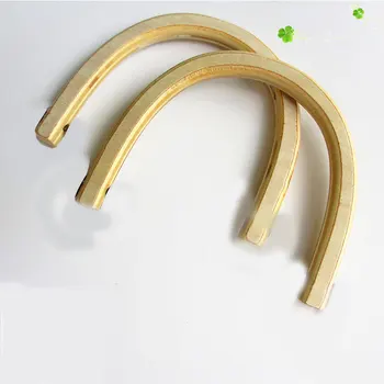 

1PC D Shape Type Wood Handle for Handmade Handbag DIY Tote Bag Accessories Replacement Purse Frame Handle Bag For Making Bags