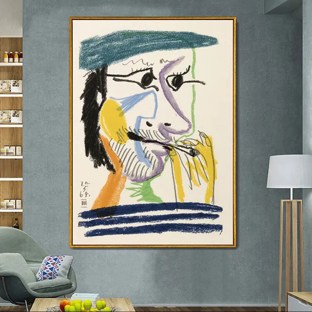 Abstract Paintings by Pablo Picasso Printed on Canvas 2