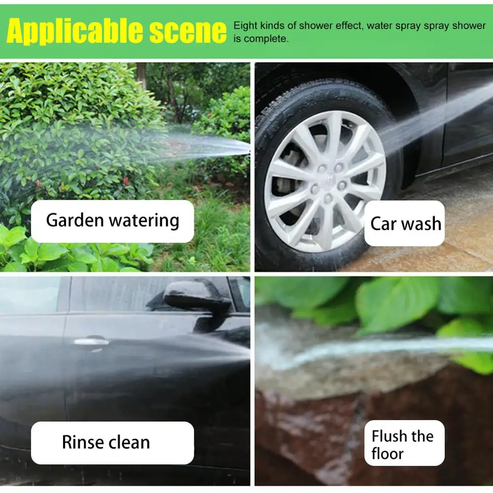 Garden Water Gun Hose Nozzle Multifunctional Home Car Wash Yard Sprayer Water Tube Nozzle Sprinkler Tools Garden Water Gun Hose Nozzle Multifunctional Home Car Wash Yard Sprayer Water Tube Nozzle Sprinkler Tools