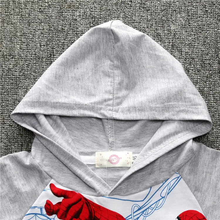 

One-Piece Childrenswear Agent 2019 Summer Wear Childrenswear BOY'S Clothes with Short Sleeves Hooded T-shirt Men's Sweatshirts &