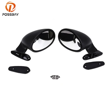 

POSSBAY 1 Pair Universal Classic Car Door Side View Mirror Vintage Car Rearview Side Mirror Left/Right Door Passenger Side