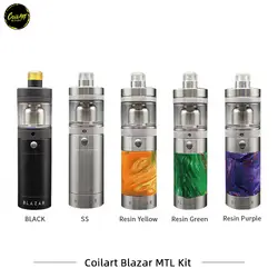 Оригинальный стартовый набор coilart Blazar MTL электронная сигарета 24 мм Vape ручка комплект питание от 18350 батареи 4 мл емкость распылителя