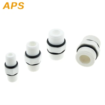 

Fitting Connector Coupler For Water Oil Plastic Nylon 1/4" 3/8" 1/2" 3/4" BSP Male Thread Equal Hex Nipple Union Pipe Coupling