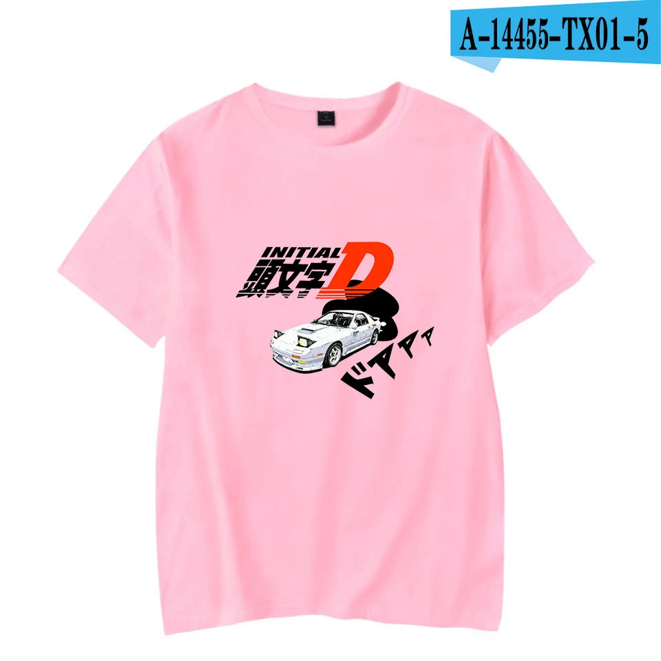 Movie Initial D футболка Fujiwara Tofu Shop TOYOTA AE86 Футболка с принтом для мужчин и женщин Harajuku модная футболка для любителей автомобилей - Цвет: pink