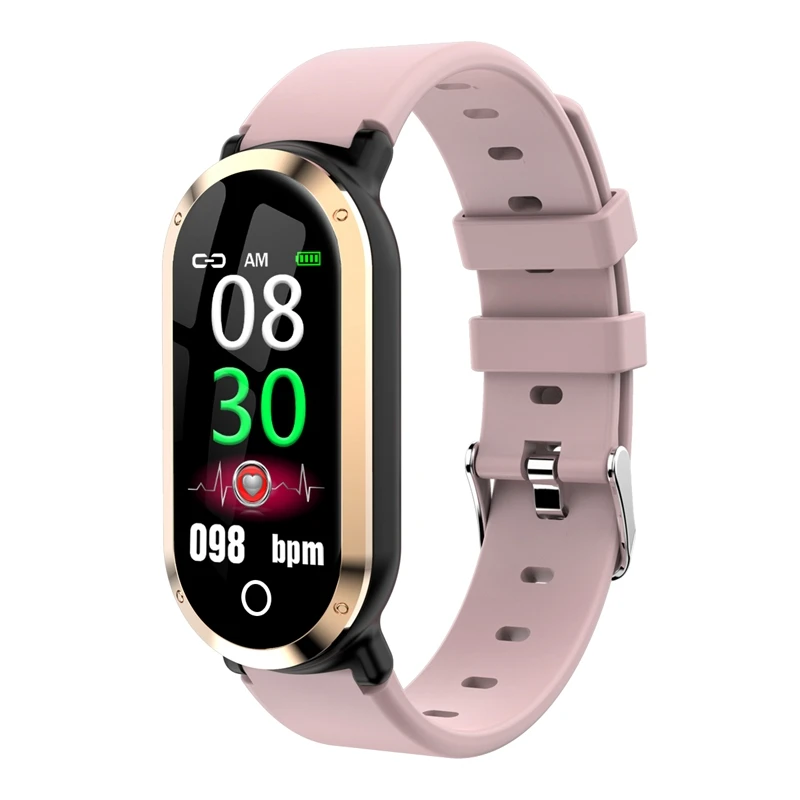 

ABKT-T1 Smart Bracelet IP67 Waterproof Sports Count Calorie Heart Rate Monitoring Intelligent Reminder Smart Bracelet For Androi
