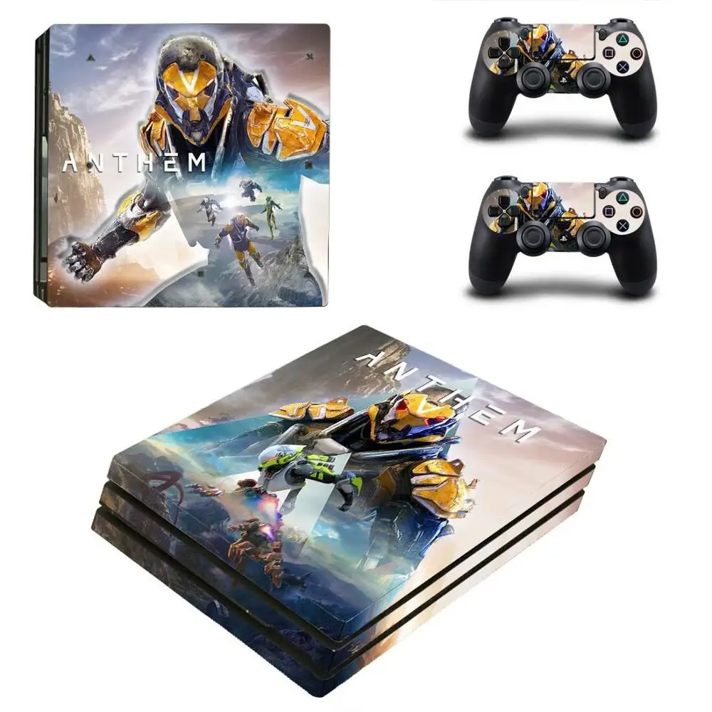 YSP4P-3132 PS4 Pro Anthem стикер s PS 4 Play станция 4 Pro наклейка на кожу наклейки Pegatinas для playstation 4 Pro консоль и контроллер - Цвет: YSP4P-3132