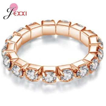 

Dazzling Bridal Jewelry Women Korean Trend 925 Sterling Silver Rhinestone Bracelets Friendship Bracelet High Quality