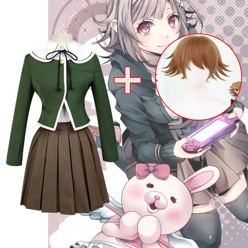 6 шт. женская школьная форма Fujisaki Chihiro из данганронпа| |