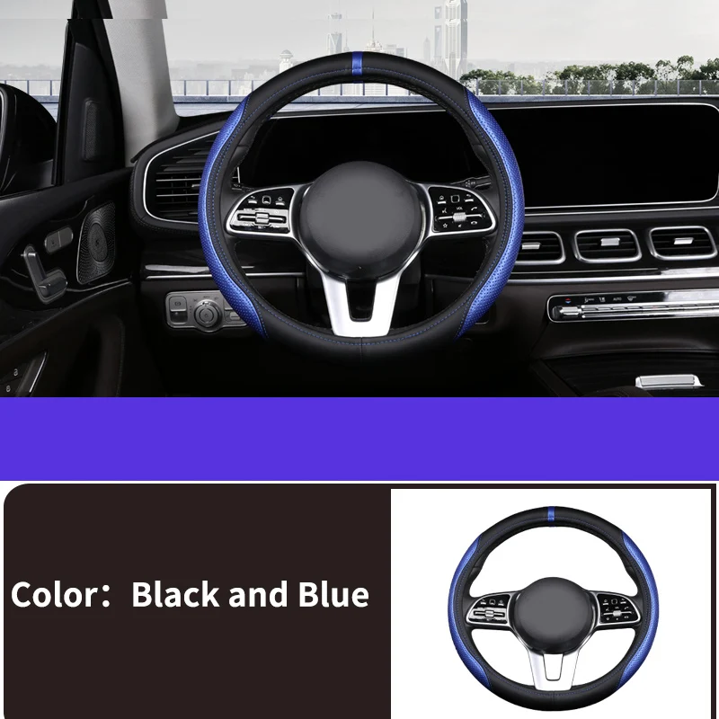 Обод для Mercedes GLE W167 Mercedes W167 350 450 500e amg ixterior украшения Аксессуары - Название цвета: black and blue 1pcs