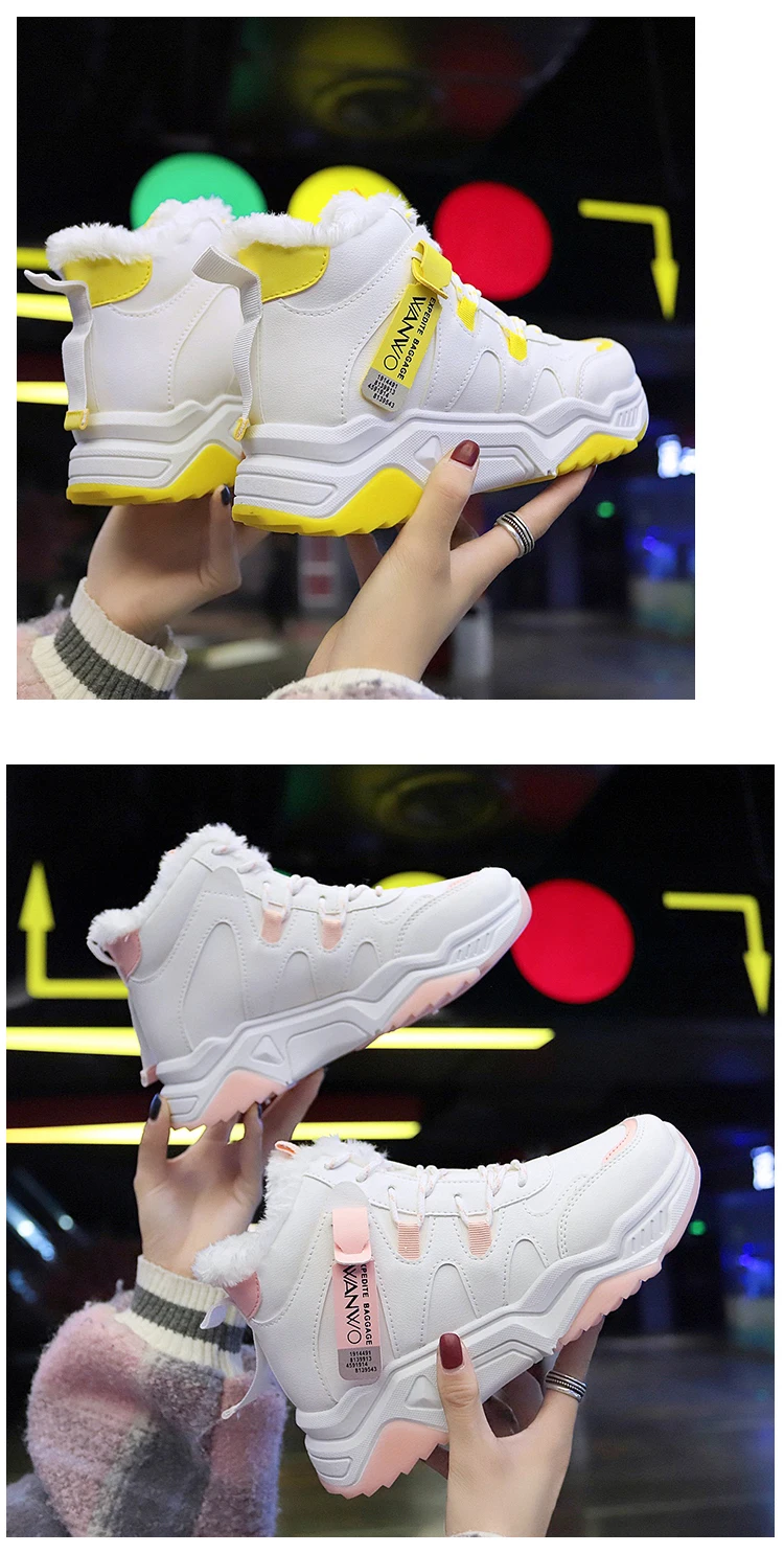 Из натуральных материалов, schoenen vrouw; tenis feminino вулканическая Женская новые модные мужские туфли на шнуровке; смешанные цвета Высокое качество плюс бархатные Нескользящие кроссовки