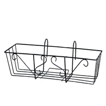 Пилоны балконные перила железная художественная Цветочная стойка садовая Цветочная паза для выращивания овощей раковина железная рама настенная вешалка для цветов